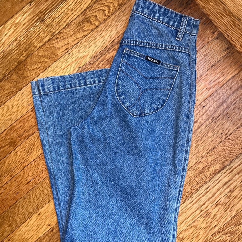 ROLLA'S High Rise Wide Leg Blue Jeans